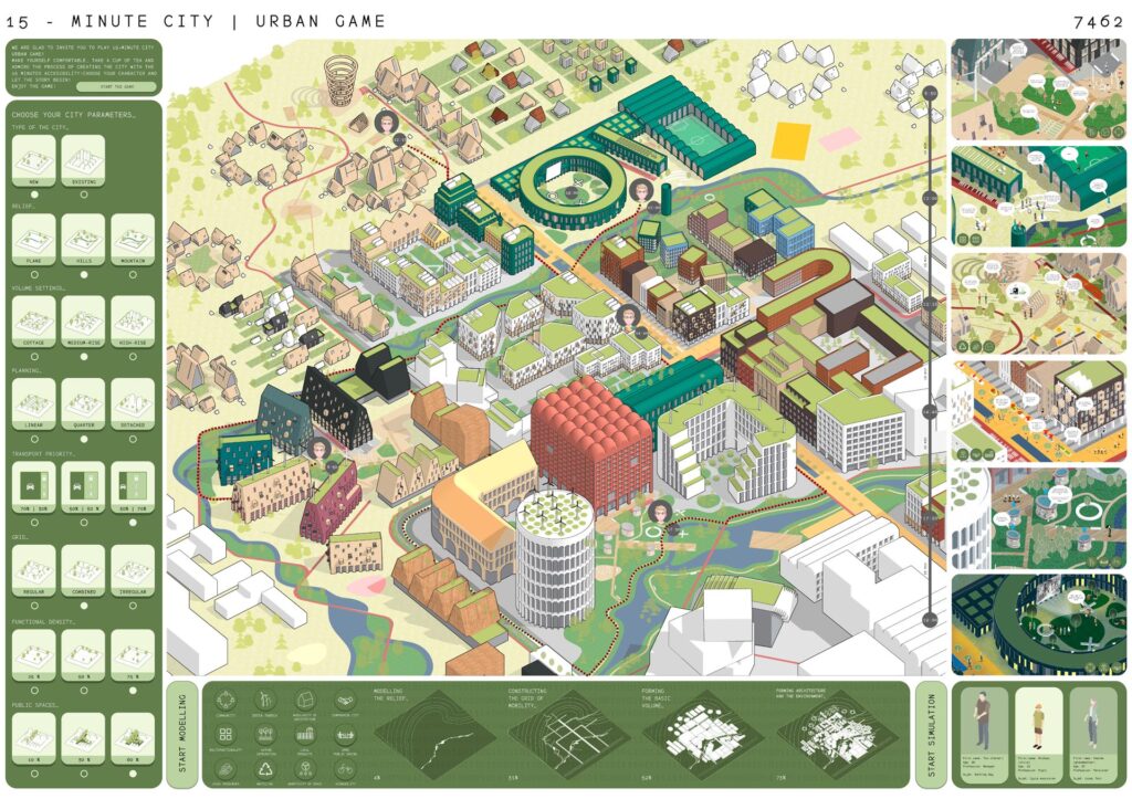 15-Minute City 2021 | Top 30 - Urban Design Competition | Charette